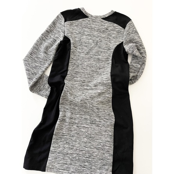Athleta Cooldown Sweatshirt Dress in Gray and Black Size‎ Medium - Picture 6 of 7